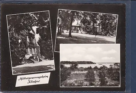 [Ansichtskarte] AK Müttergenesungsheim Kladow Neukladower Allee 12 Berlin 22 3.Ansichten 1960. 