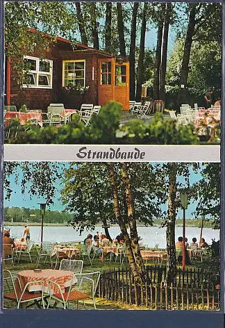 [Ansichtskarte] AK Strand Baude am Groß Glienicker See 2.Ansichten Berlin Kladow 1984. 