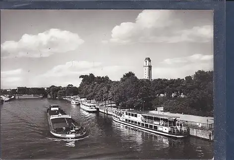 [Ansichtskarte] AK Berlin Spandau Lindenufer mit Rathaus 1960. 