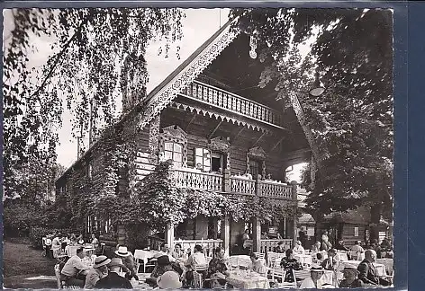 [Ansichtskarte] AK Berlin Wannsee Gaststätte Blockhaus Nikolskoe 1965. 