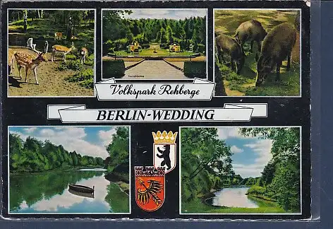 [Ansichtskarte] AK Berlin Wedding Volkspark Rehberge 5.Ansichten 1964. 