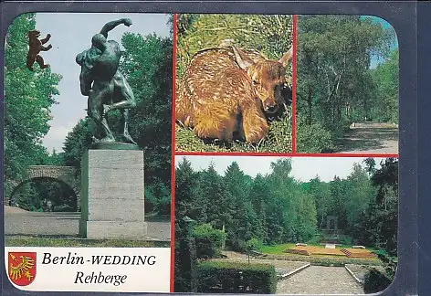 [Ansichtskarte] AK Berlin Wedding Rehberge 4.Ansichten 1980. 