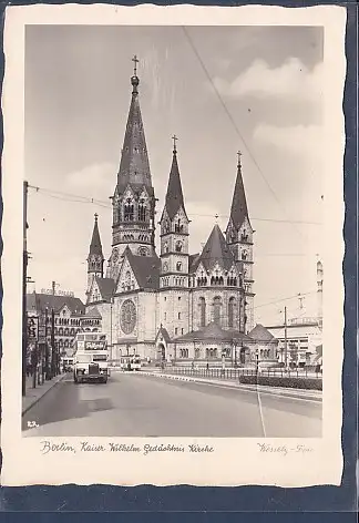 [Ansichtskarte] AK Berlin Kaiser Wilhelm Gedächtnis Kirche Wessely Foto 1960. 