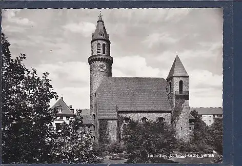 [Ansichtskarte] AK Berlin Steglitz Lucas Kirche Bergstr. 1960. 