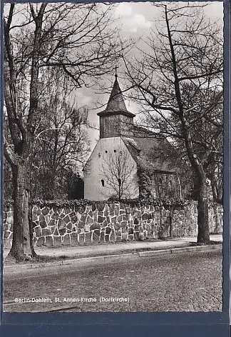 [Ansichtskarte] AK Berlin Dahlem St. Annen Kirche ( Dorfkirche) 1960. 