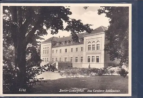 [Ansichtskarte] AK Berlin Lichterfelde das Carstenn Schlösschen 1950. 