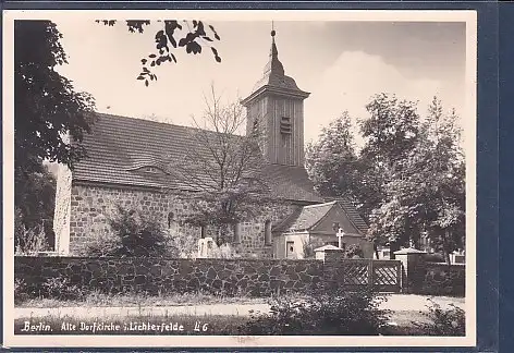 [Ansichtskarte] Photo AK Berlin Alte Dorfkirche i. Lichterfelde 1950. 