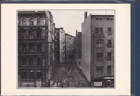 [Ansichtskarte] AK Abriß Hofgebäude Crellestraße 39/49 1980. 