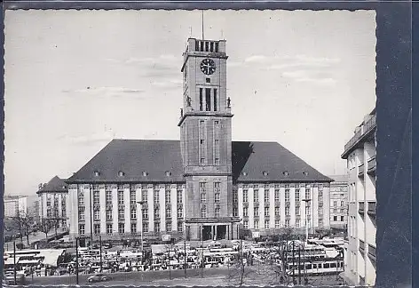 [Ansichtskarte] AK Berlin Schöneberg Rathaus mit Freiheitsglocke Sitz des Berliner Senats 1960. 