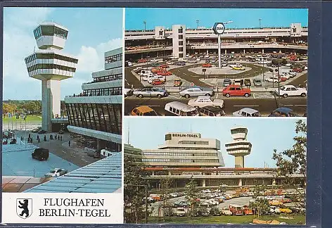 [Ansichtskarte] AK Flughafen Berlin Tegel 3.Ansichten 1970. 