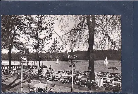 [Ansichtskarte] AK Terrassen am See Berlin Tegelort Scharfenberger Str. 33 1962. 