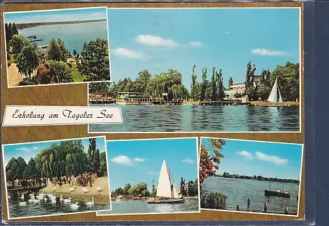 [Ansichtskarte] AK Erholung am Tegeler See 5.Ansichten 1970. 