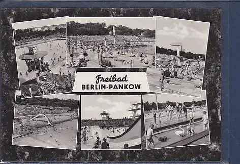 [Ansichtskarte] AK Berlin Pankow Freibad 6.Ansichten 1965. 