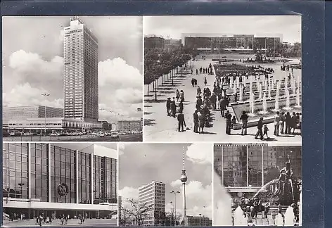 [Ansichtskarte] AK Berlin 5.Ansichten Hotel Stadt Berlin - blick zum Palast der Republik 1977. 