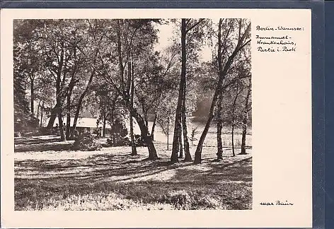 [Ansichtskarte] AK Berlin Wannsee Immanuel Krankenhaus Partie i. Park 1985. 