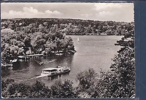 [Ansichtskarte] AK MS Ernst Reuter vor Insel Lindwerder Berlin Zehlendorf 1962. 
