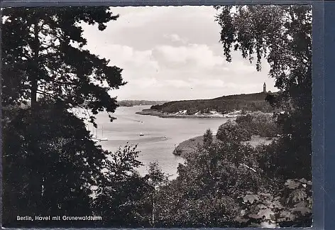 [Ansichtskarte] AK Berlin Havel mit Grunewaldturm 1960. 