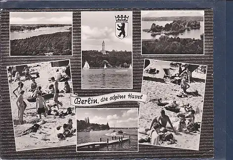[Ansichtskarte] AK Berlin die schöne Havel 6.Ansichten 1962. 