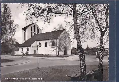[Ansichtskarte] AK Berlin Schlachtensee Zwölf Apostel Kirche 1960. 