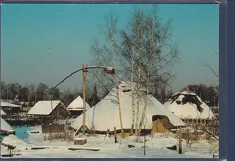 [Ansichtskarte] AK Museumsdorf Düppel Berlin Zehlendorf mittelalterlichen Siedlung 1980. 