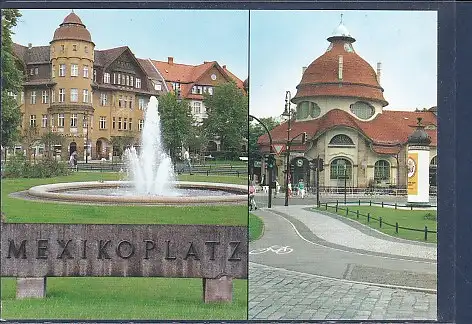 [Ansichtskarte] AK Berlin Zehlendorf Mexikoplatz 2.Ansichten 1980. 