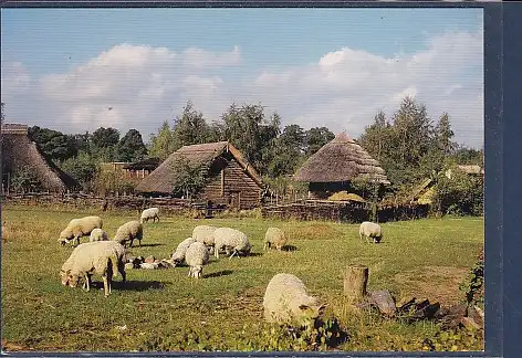 [Ansichtskarte] AK Museumsdorf Düppel Berlin Zehlendorf mittelalterlichen Siedlung 1980. 