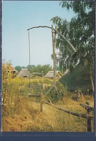 [Ansichtskarte] AK Museumsdorf Düppel Berlin Zehlendorf mittelalterlichen Siedlung 1980. 