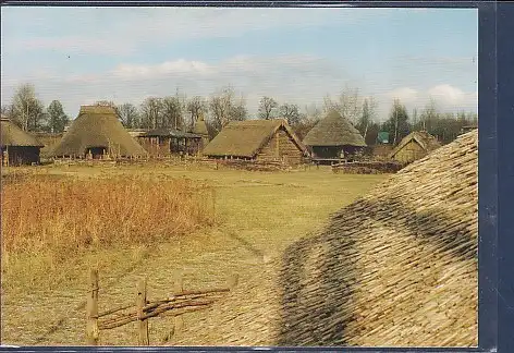 [Ansichtskarte] AK Museumsdorf Düppel Berlin Zehlendorf mittelalterlichen Siedlung 1980. 