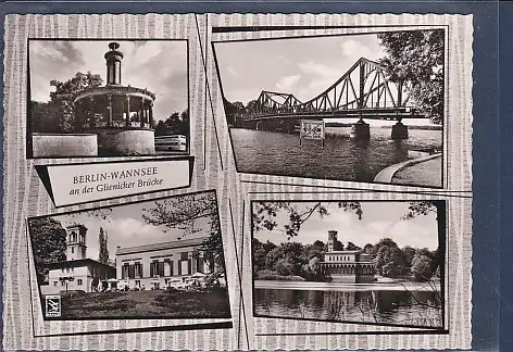 [Ansichtskarte] AK Berlin Wannsee an der Glienicker Brücke 4.Ansichten 1960. 
