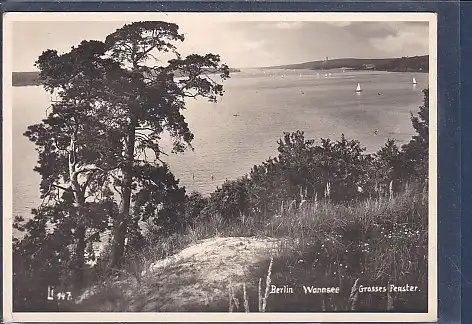 [Ansichtskarte] AK Berlin Wannsee Grosses Fenster 1956. 