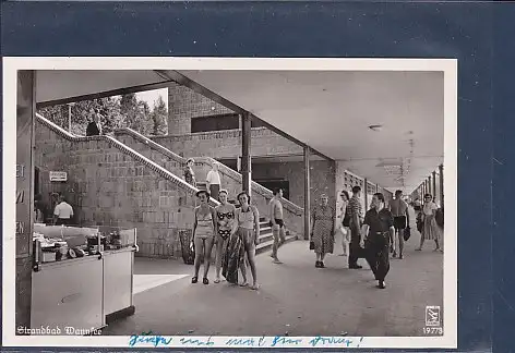 [Ansichtskarte] AK Strandbad Wannsee 1956. 