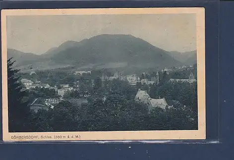 [Ansichtskarte] AK Görbersdorf Schles. ( 560 m ü.d.M.) 1922. 