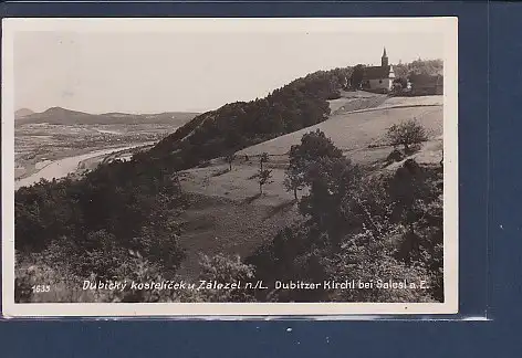 [Ansichtskarte] AK Dubitzer Kirchl bei Salesl a.E. 1930. 