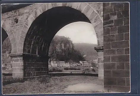 [Ansichtskarte] AK Bodenbach a.d. Elbe Blick durch die Nordbahnbrücke 1930. 