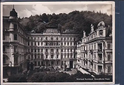 [Ansichtskarte] AK Weltbad Karlsbad Grandhotel Pupp 1930. 