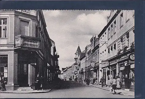 [Ansichtskarte] AK Bad Polzin Blick in das Geschäftszentrum 1965. 