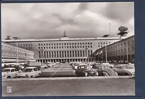 [Ansichtskarte] AK Berlin Zentral Flughafen Haupteingang 1960. 