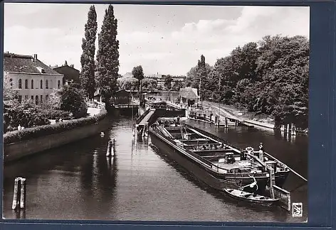 [Ansichtskarte] AK Berlin Spandau Schleuse 1960. 