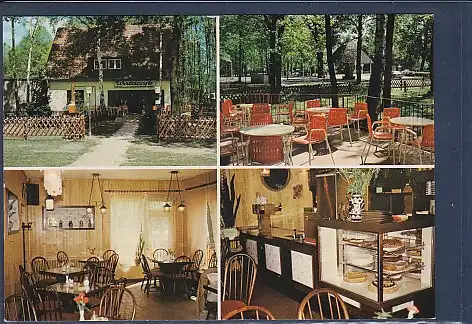 [Ansichtskarte] AK Waldcafe Zeitlinger Ecke Schönfließer Straße Berlin 4.Ansichten 1977. 