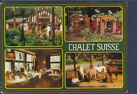 [Ansichtskarte] AK Chalet Suisse Das Restaurant im Grünen Berlin Königin Luise Strasse 4.Ansichten 1970. 