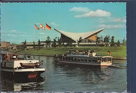 [Ansichtskarte] AK Berlin Kongresshalle und Spree 1970. 