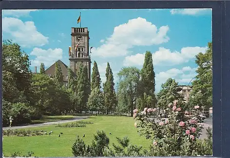 [Ansichtskarte] AK Berlin 4.Ansichten Schöneberger Rathaus - John F. Kennedy Platz 1970. 