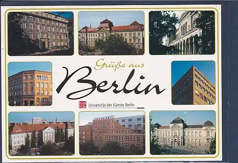 [Ansichtskarte] AK Grüße aus Berlin Universität der Künste Berlin 8.Ansichten 1990. 