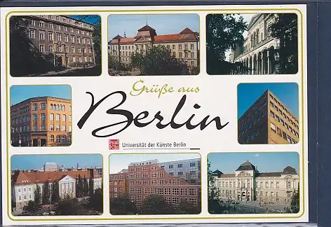 [Ansichtskarte] AK Grüße aus Berlin Universität der Künste Berlin 8.Ansichten 1990. 