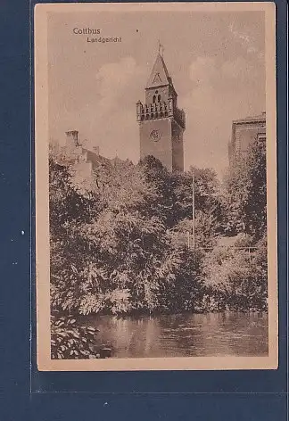 [Ansichtskarte] AK Cottbus Landgericht 1925. 