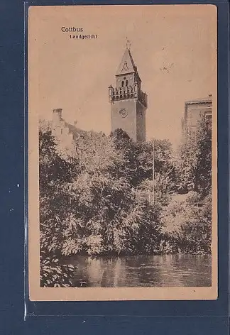 [Ansichtskarte] AK Cottbus Landgericht 1924. 