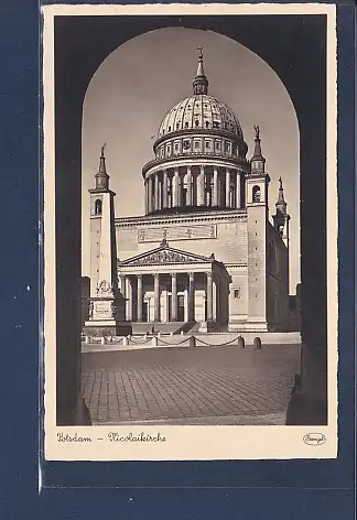 [Ansichtskarte] AK Potsdam - Nicolaikirche 1940. 