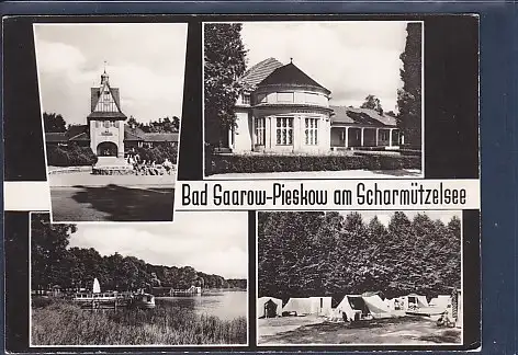 [Ansichtskarte] AK Bad Saarow Pieskow am Scharmützelsee 4.Ansichten 1967. 