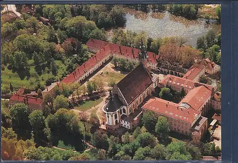[Ansichtskarte] AK Ehem. Zisterzienserstift Neuzelle Luftaufnahme von Nordosten 1990. 