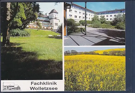 [Ansichtskarte] AK Fachklinik Wolletzsee 3.Ansichten Wolletz ( Uckrmark) Altes Jagdschloss 1990. 